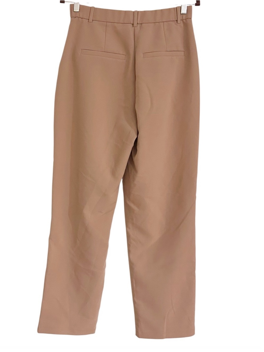 Abercrombie & Fitch Pants Size 28 Curve Love Sloane Tailored Wide Leg Tan - Picture 6 of 11
